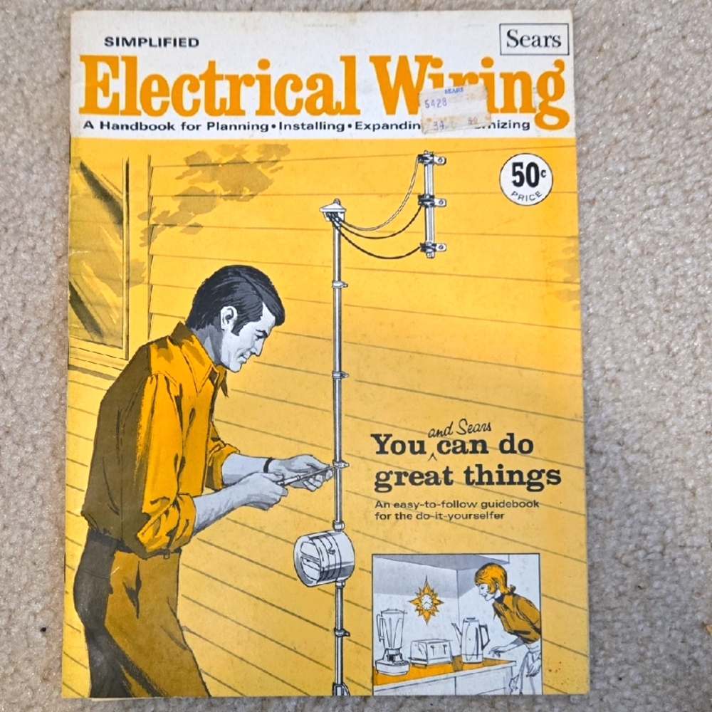 Sears Simplified Electrical Wiring handbook planning modernizing booklet